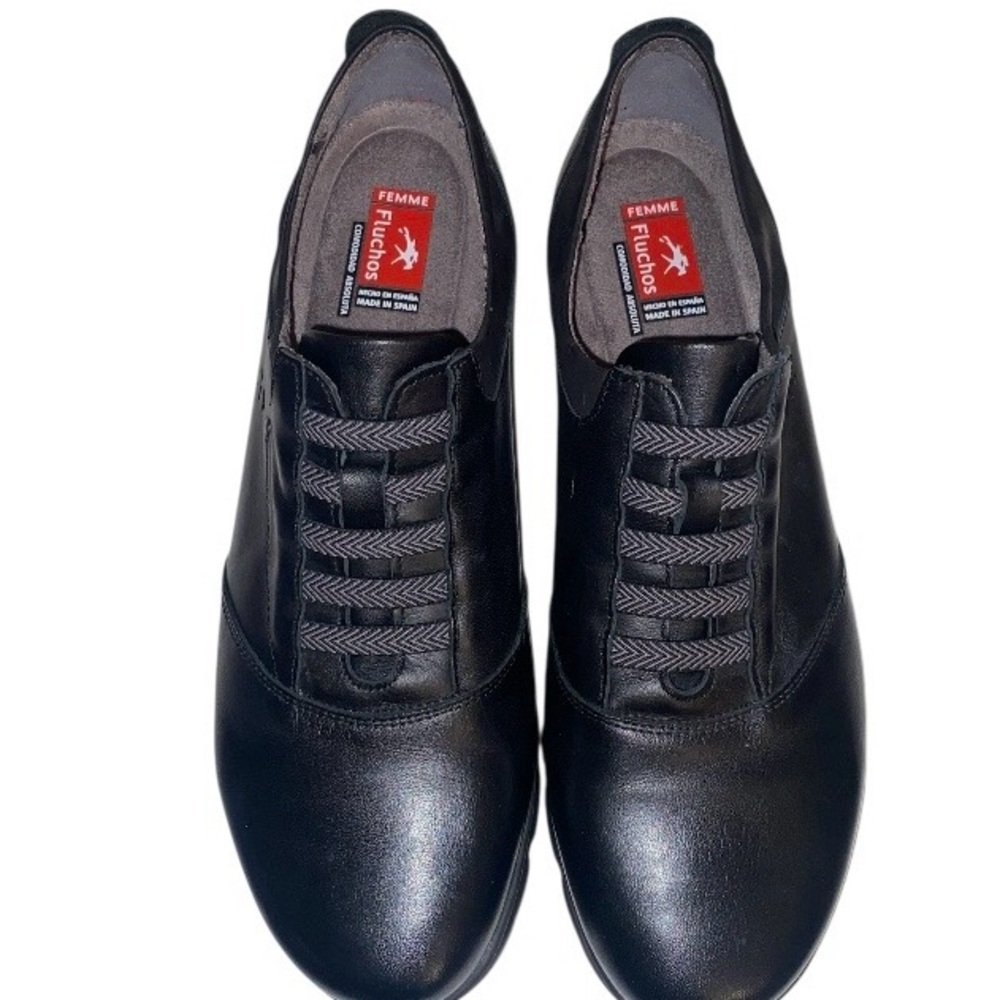 Fluchos Susan Women Derby shoes size 9 Black Pre owned